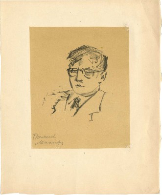Неменова Герта Михайловна. Портрет Д.Д. Шостаковича